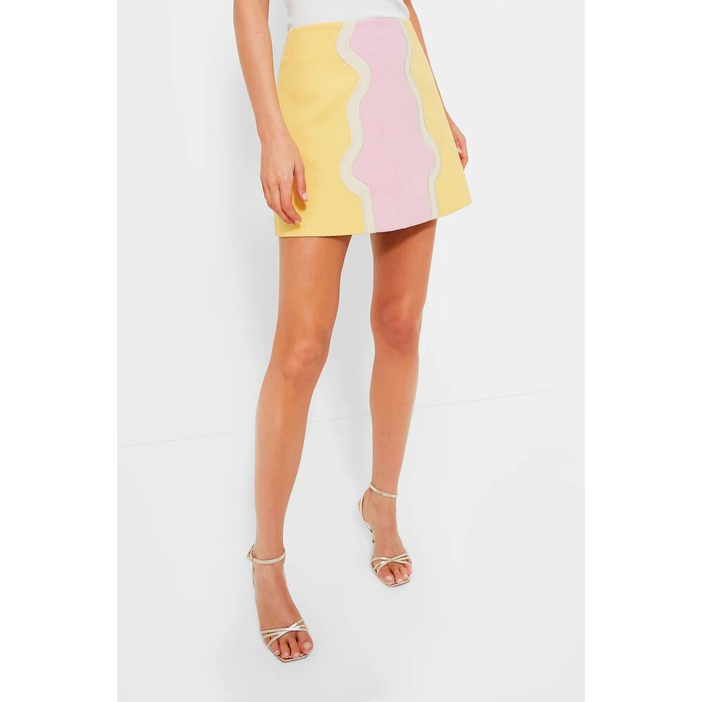Tuckernuck Yellow and Pink Skirt